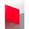 Plexisklo lité PLEXIGLAS GS červená 3H55 síla 3mm, NA DOTAZ s příplatkem (Propustnost světla 8 %, Rozměry Plexiskla 1010 x 2030 mm)
