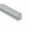 Ukončovací AL U profil jednoduchý - stříbrný ELOX na 10mm (Délky Cena za bm (včetně DPH))