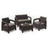 2864 zahradni set allibert corfu brown