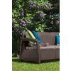 272 2 zahradni pohovka allibert corfu love seat max 182 x 70 x 79cm brown