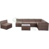 Zahradní rohová sedací souprava Kansas Maxi - Brown
