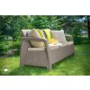 Zahradní pohovka Allibert Corfu Love Seat MAX - Cappucino
