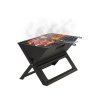 17518 2 skladaci turisticky gril na drevene uhli 45 x 30 x 30 cm