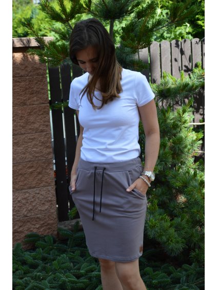 Sukně KLASIC šedá