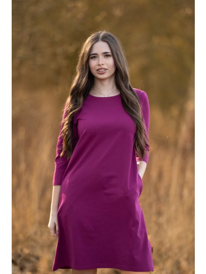 Šaty KOKO Vínová