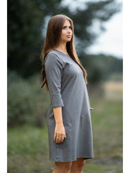 Šaty KOKO Šedá melé