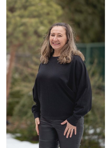 Mikina Netopýr černá