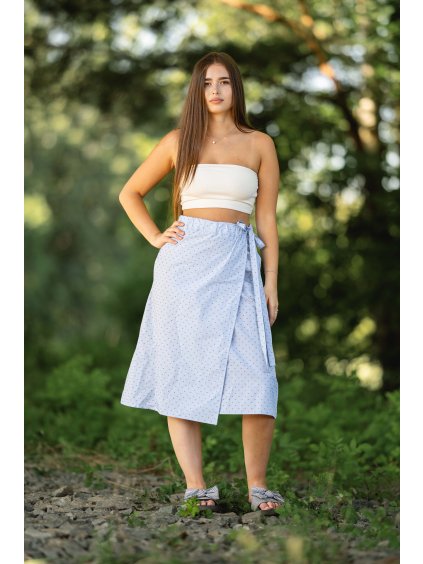 Zavinovačka Modrá s červeným nopkem = limitka