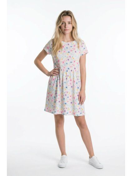 Šaty Marcela barevné květy