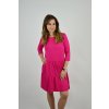 Šaty PEPPER 3/4 PINK viskóza