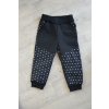 86 Soft kalhoty puntík černá + černá