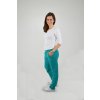 Kalhoty BELLA smaragdová KLASIK