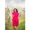 Šaty PAMELA fuchsie  - výběr rukávu