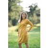 Šaty PAMELA hořčice  - výběr rukávu