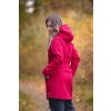 Parka červená tmavá kombi