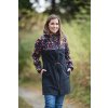 Parka KOMBI Neon cákance + černá