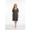Šaty VIVIEN 3/4 - zlaté listy vel. 42