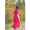 Šaty Elegance long růžová