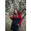 Parka červená + černá KOMBI