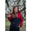 Parka červená + černá KOMBI