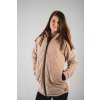 Bunda LILI prošev s hustým vnitřním chlupem Cappuccino