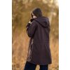 Parka kombi hnědá