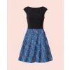 Šaty SYLVA modrá kvítka