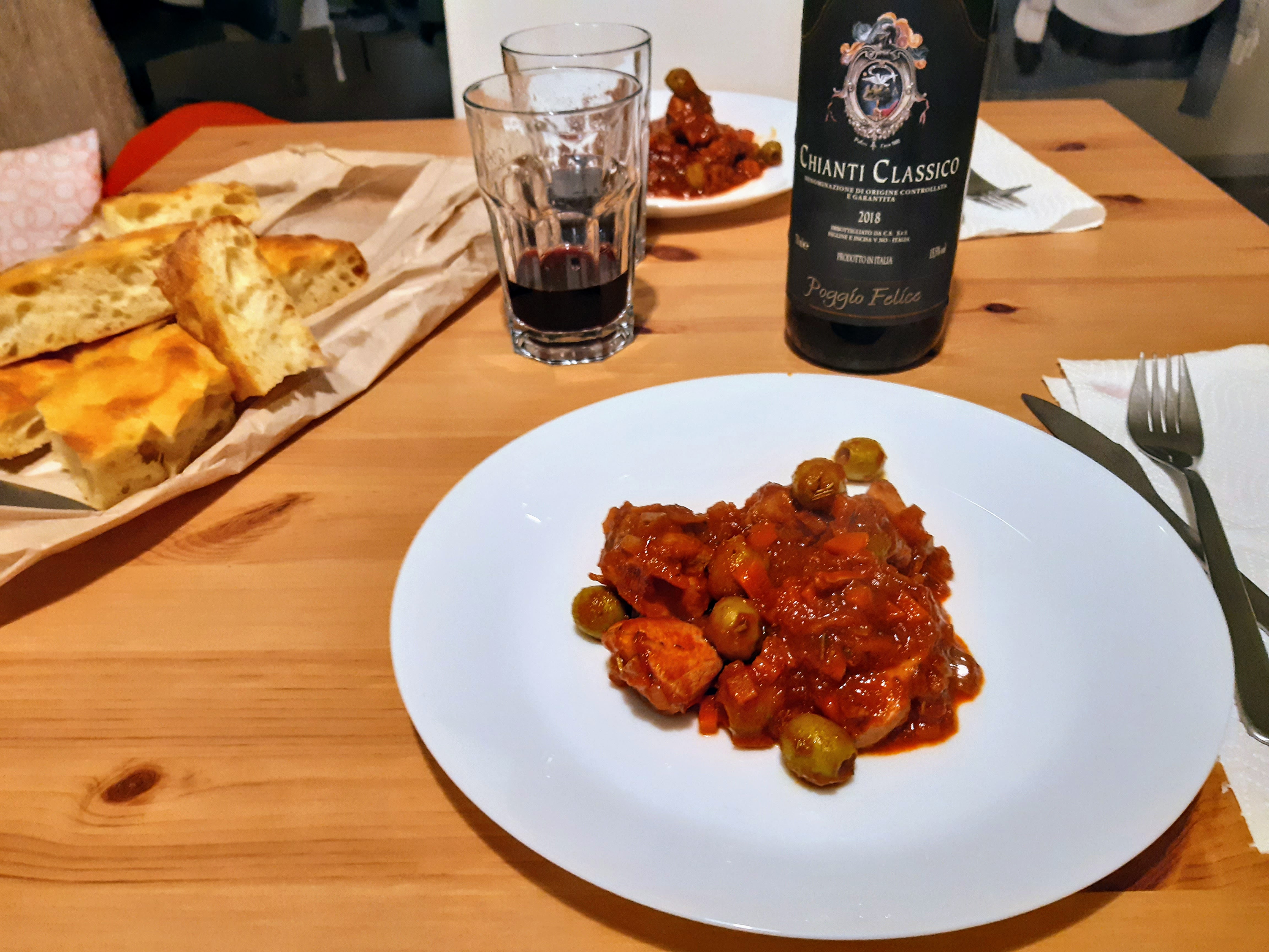 Pollo alla cacciatora – myslivecké kuře