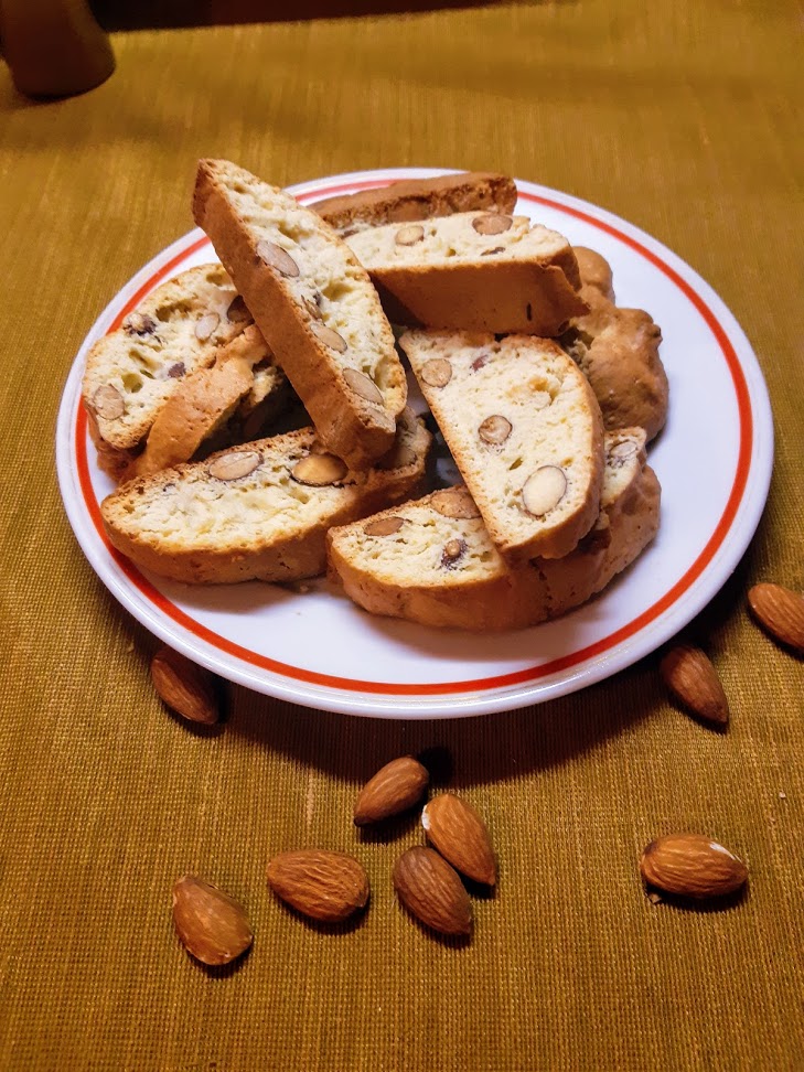 Cantuccini alle Mandorle - mandlové sušenky k vínu