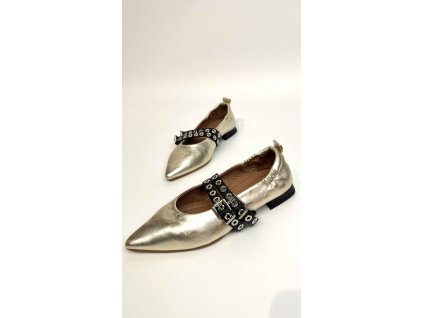 Dámské baleríny zlaté