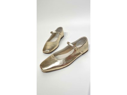 Dámské baleríny TOP3 zlaté