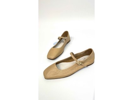 Dámské baleríny TOP3 béžové