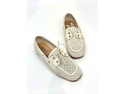 Dámské mokasíny Top3 bílé