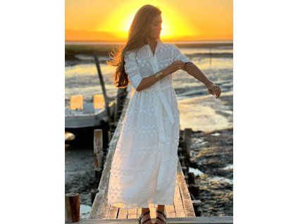 Dámské šaty Vilagallo madeira