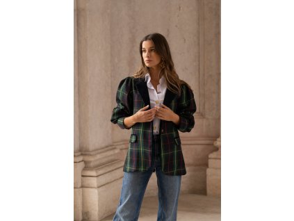 Dámské sako Sole tartan
