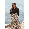 Dámská sukně Sole EMMA noir botanic