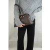 Dámská kabelka Leather Country čokoládově hnědá