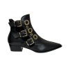 Dámské kotníčkové boty Ezzio černé s přezkami