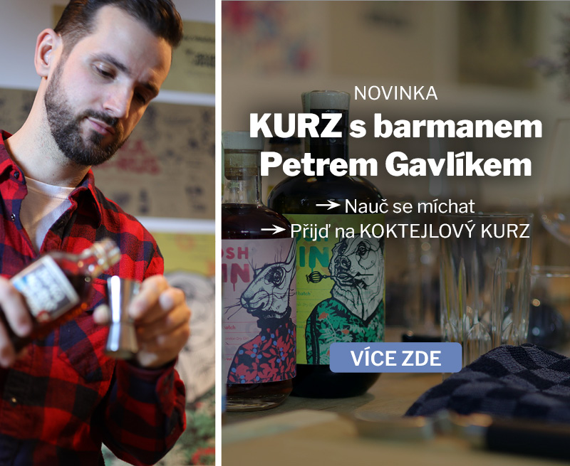 Koktejlový kurz s barmanem Petrem Gavlíkem