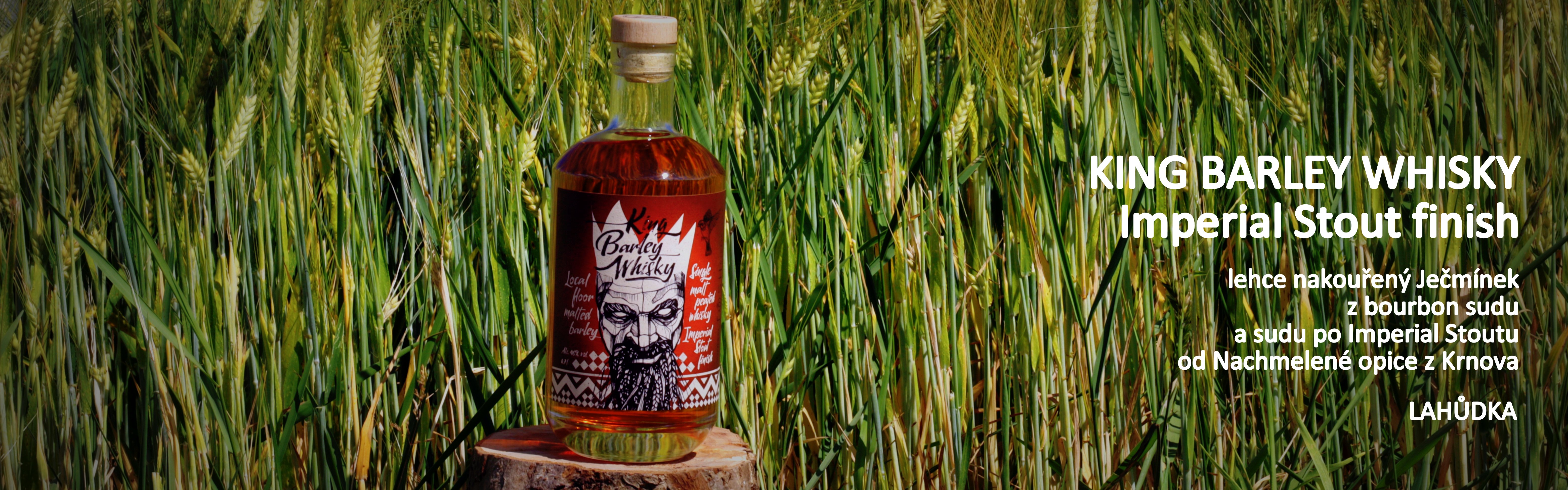 Nejnovější stáčení whisky: King Barley Whisky Imperial Stout finish
