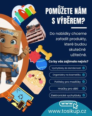 Zajímá nás váš názor. Co nejčastěji kupujete nebo co nejčastěji hledáte na e-shopech? #kupík #eshop #vychytavky
