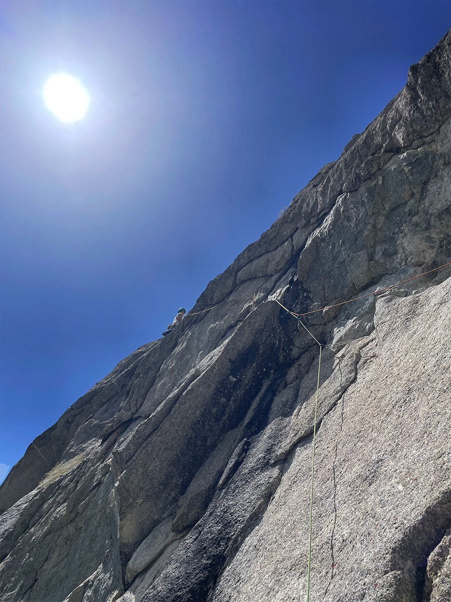 FE - hákovačka v druhé délce