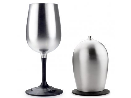 Glacier Stainless Nesting Wine Glass