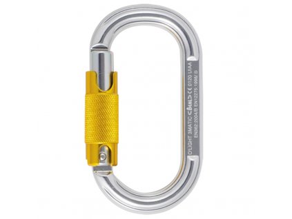 Oválná Keylocková karabina triple lockem BEAL O Light 3 Matic