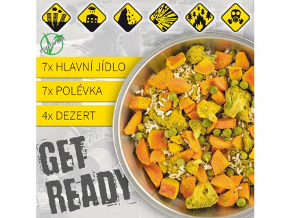 Týdenní sada jídel bez masa LYOFOOD Emergency 7-days Vegetarian Pack