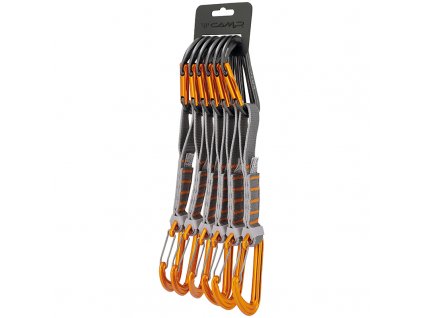Sada ultralehkých mixových karabin C.A.M.P. Photon Mixed Express KS 6 Pack 18 cm