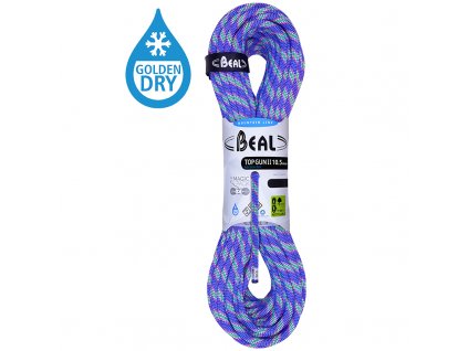 Horolezecké lano BEAL Top Gun Unicore 10,5 mm Golden Dry