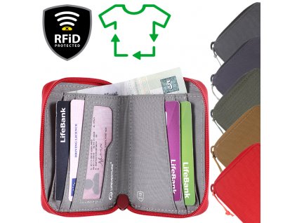 RFiD Bi-Fold Wallet Recycled