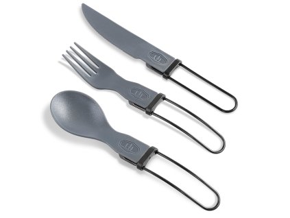 Skládací příborový set GSI Outdoors Tekk Trio Folding Cutlery Set