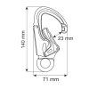 Párací tlumič C.A.M.P. Shock Absorber Rewind Double 2 × 995
